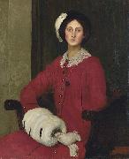 George Spencer Watson Portrait of Hilda Spencer Watson oil